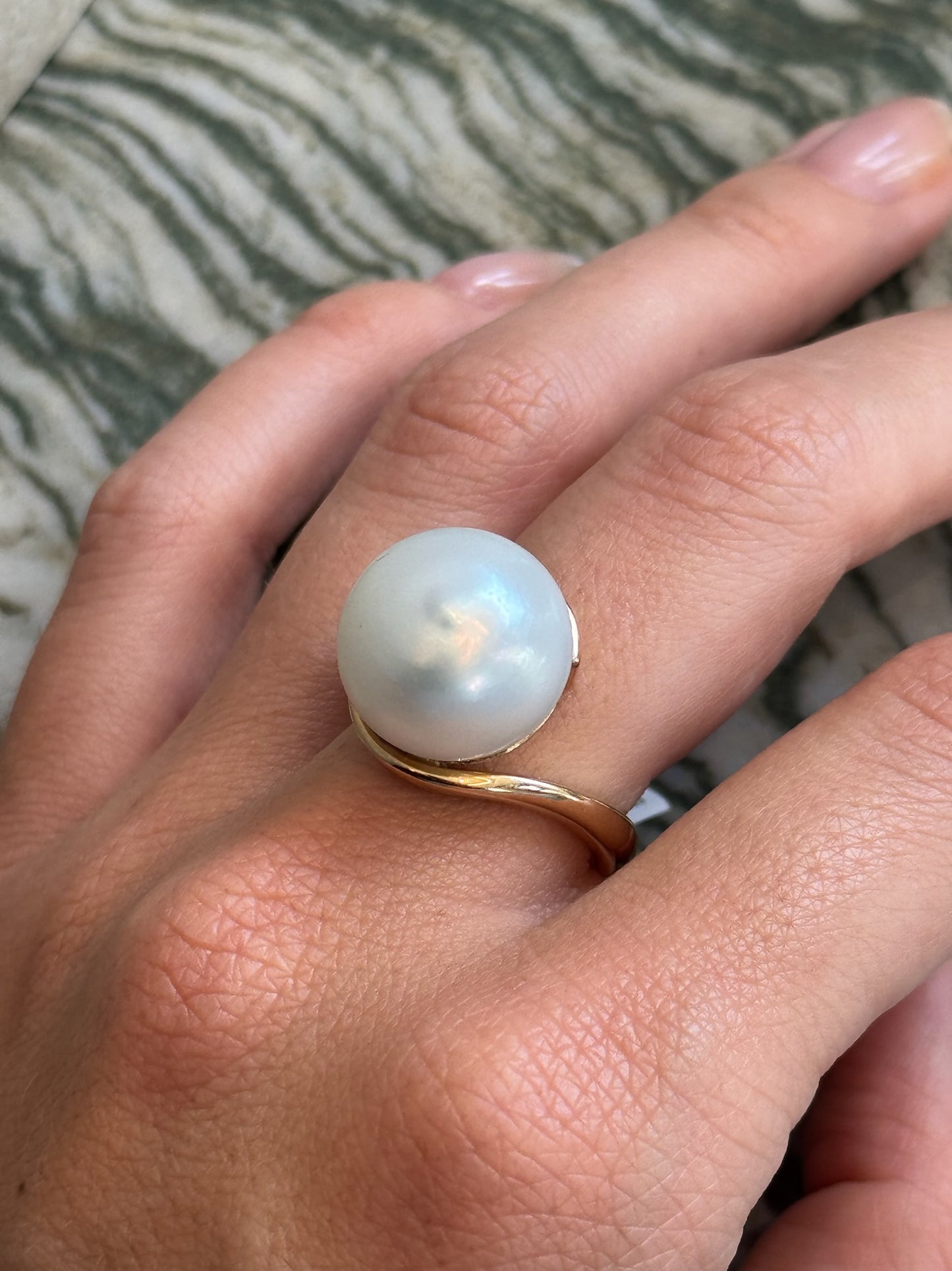 Estate South Sea Pearl Ring – Henri Noël