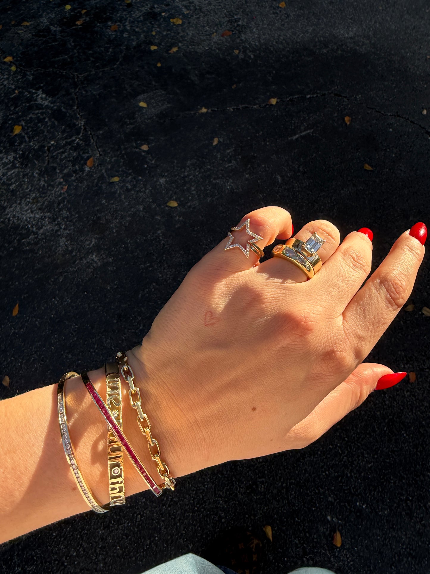 Squared Paperclip Bracelet – Henri Noël