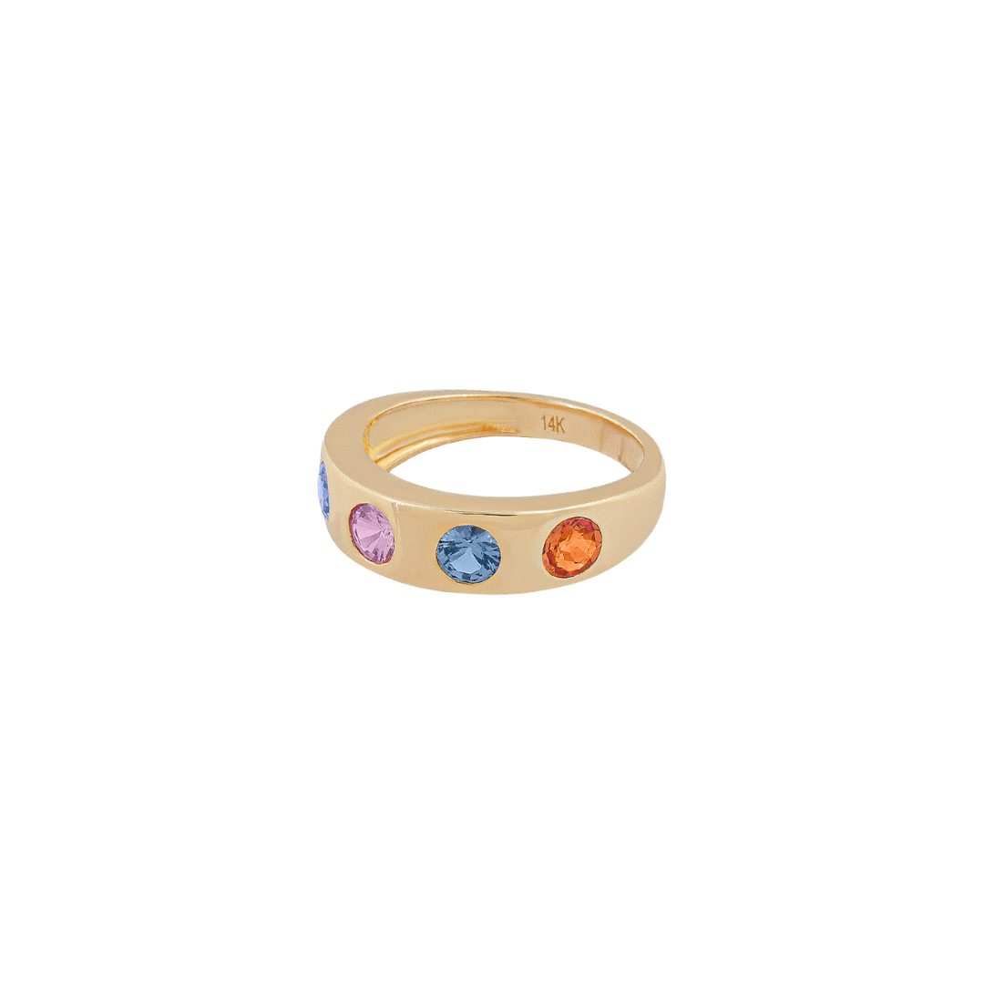 Sunset Gemstone Ring – Henri Noël
