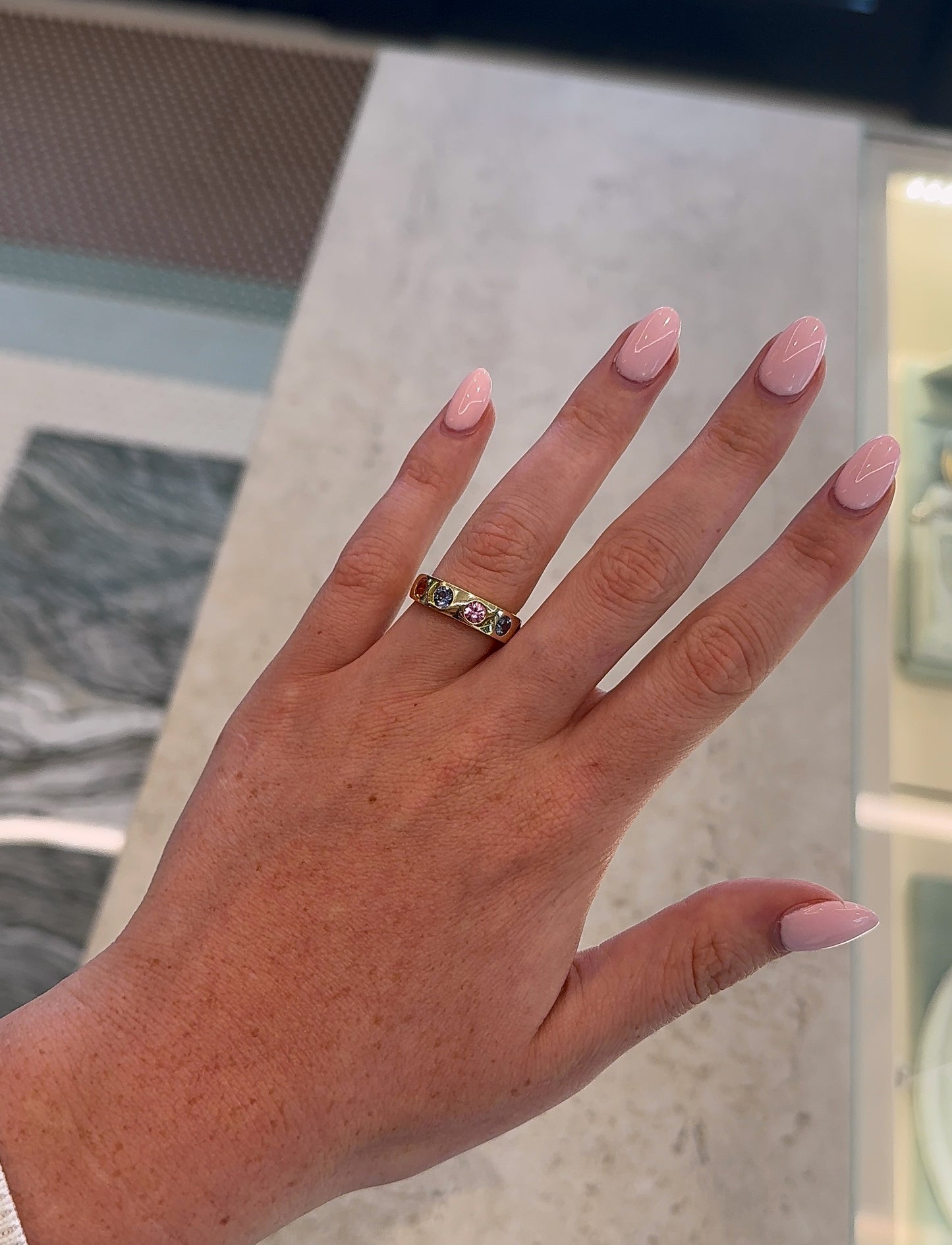 Sunset Gemstone Ring – Henri Noël