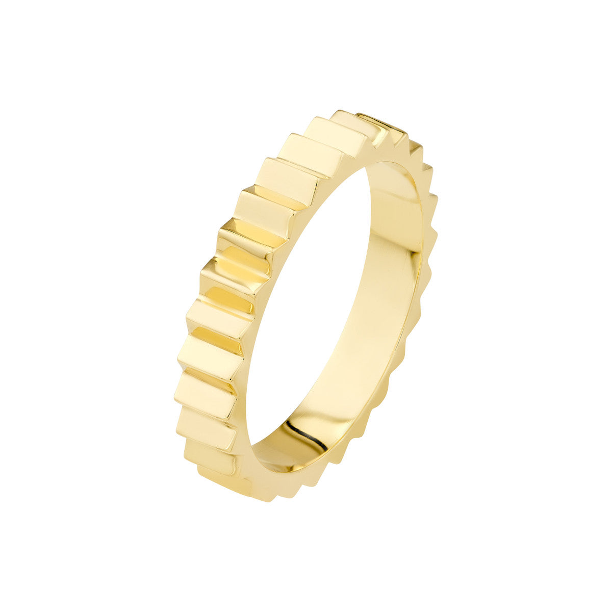 Fluted Stacking Ring