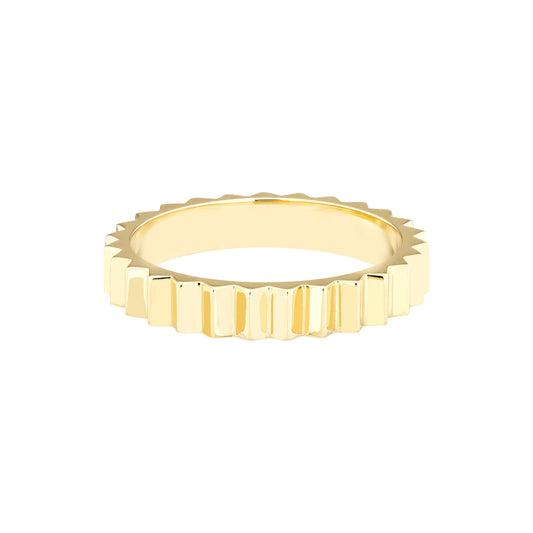 Fluted Stacking Ring
