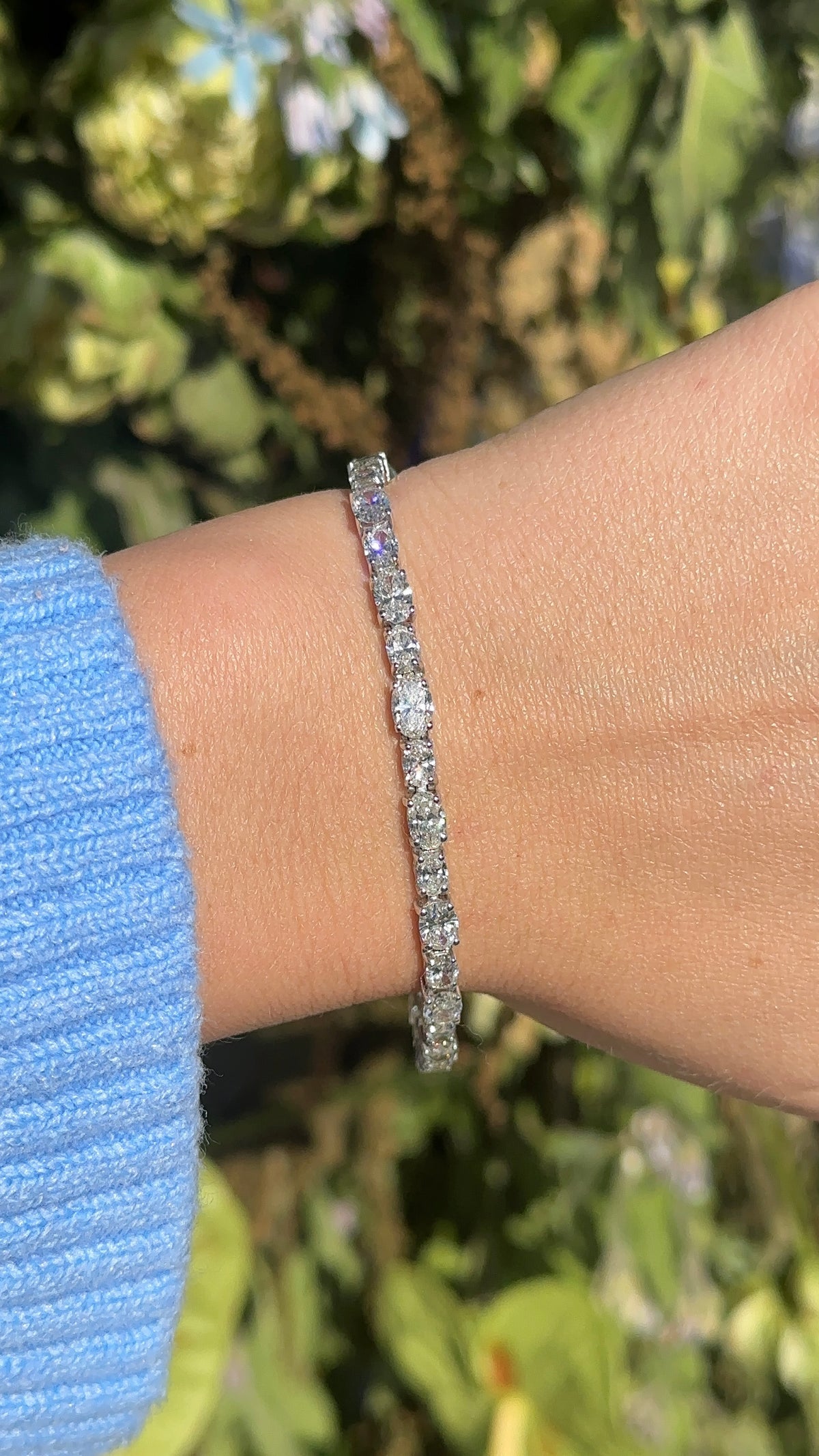Tatum Oval Tennis Bracelet – Henri Noël