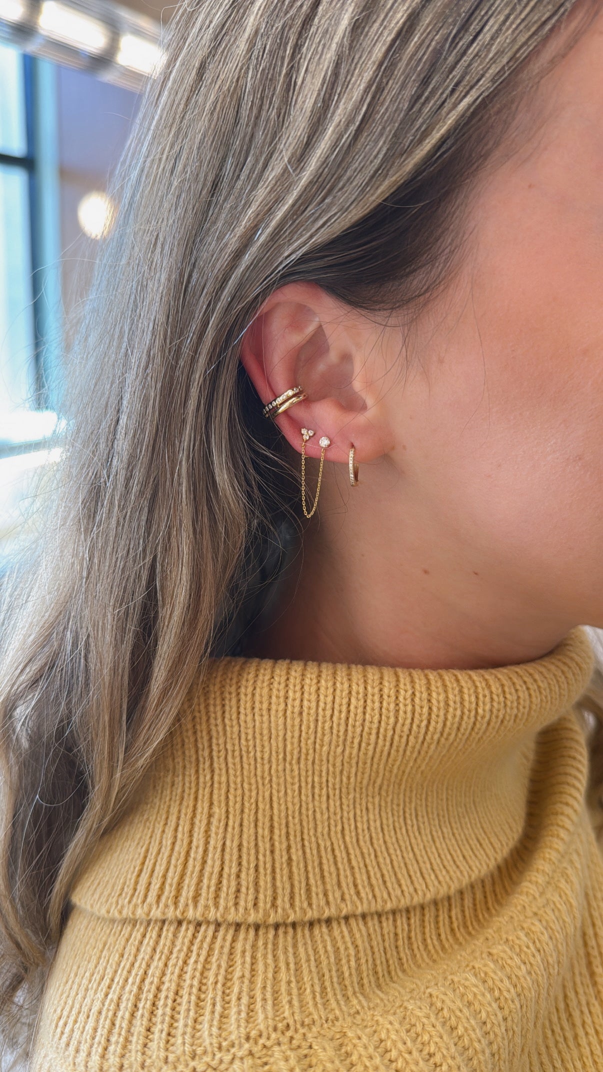 Josie Diamond Ear Cuff – Henri Noël