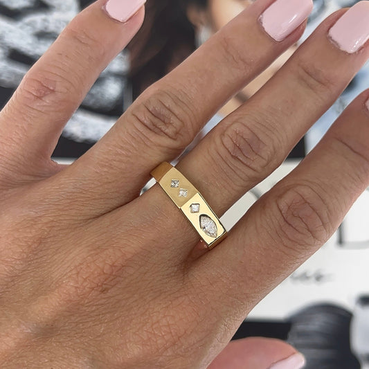 The Gemma Ring - Marquise Princess Cut – Henri Noël