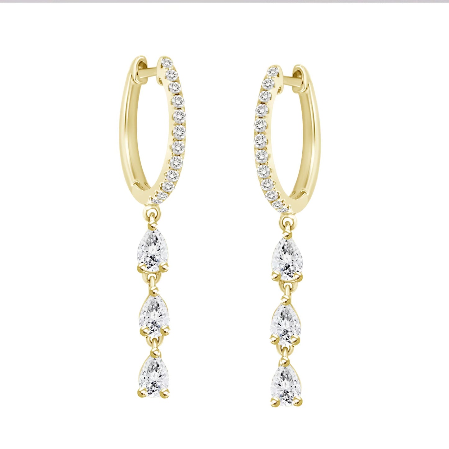 Trio Drop Earrings – Henri Noël