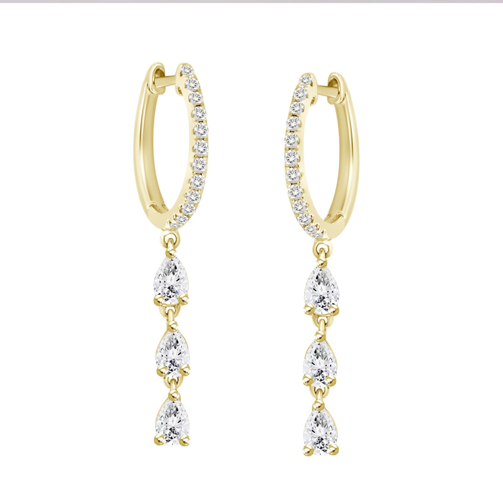 Trio Drop Earrings – Henri Noël