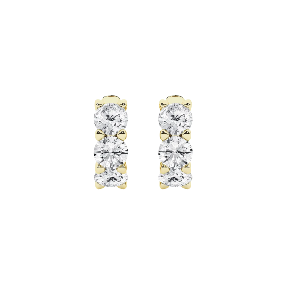 1.06ct Diamond Hoops – Henri Noël
