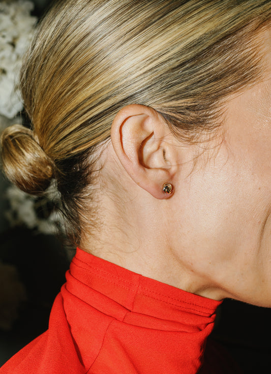 Two-Tone Knot Studs – Henri Noël