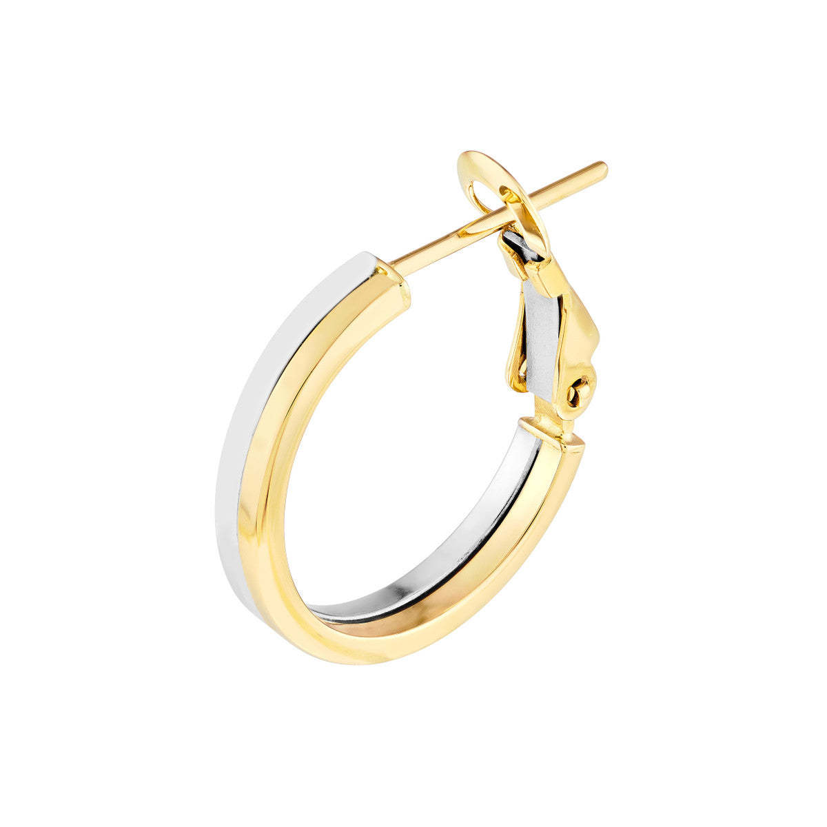 Two-Tone Omega Hoops – Henri Noël