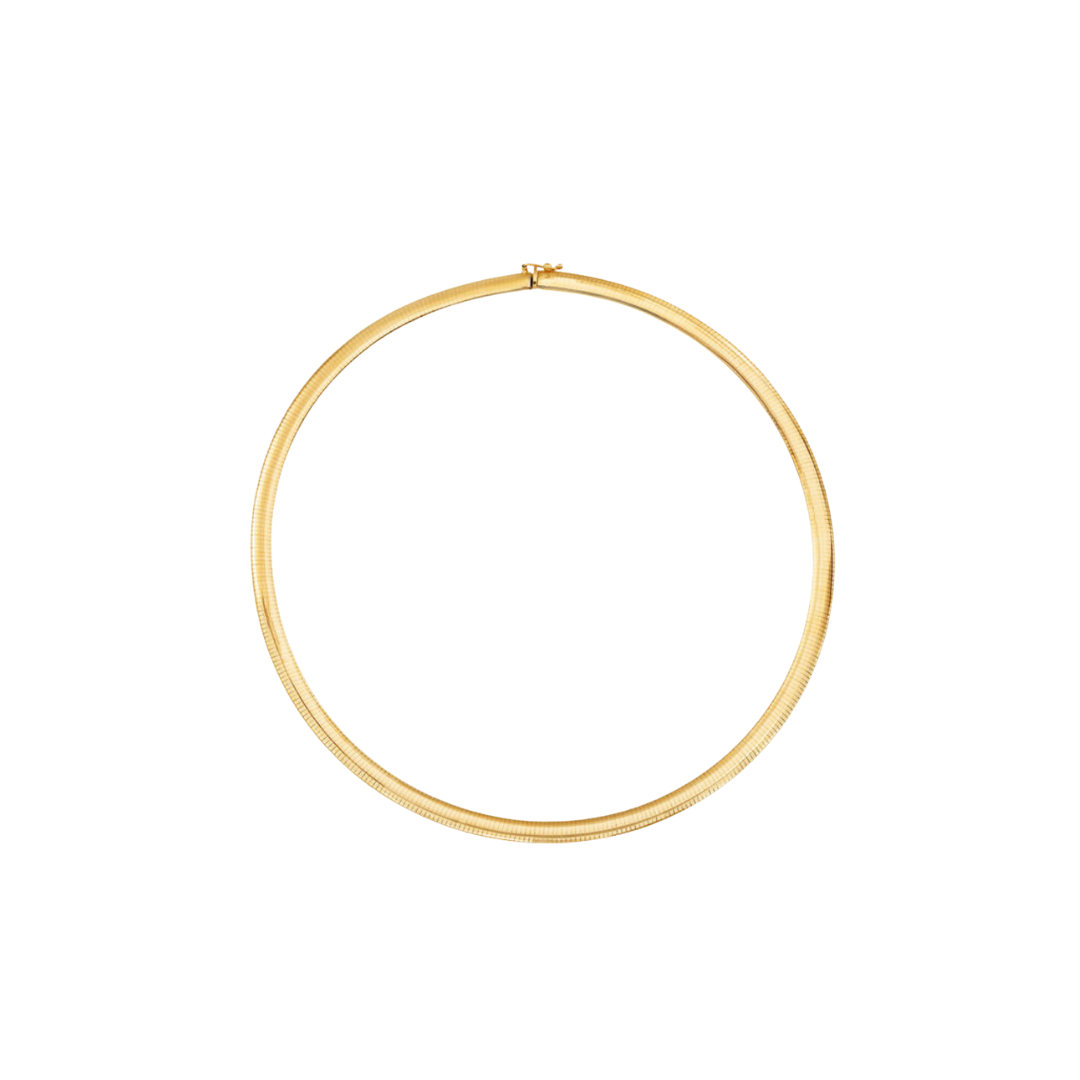 Two-Tone Omega Necklace – Henri Noël