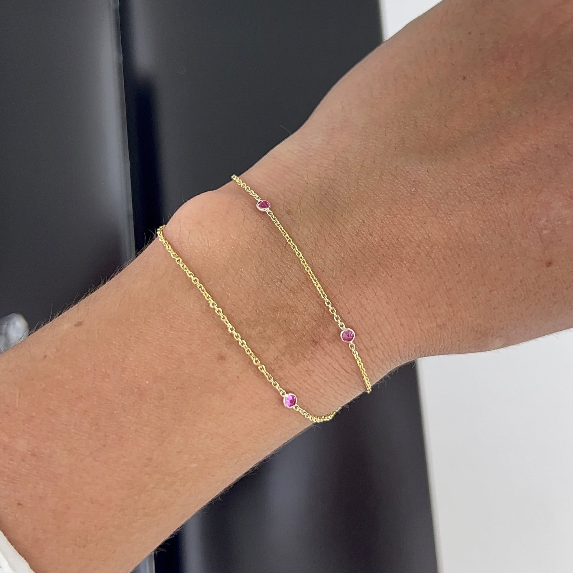 Two-Way Gemstone by the Inch Necklace – Henri Noël