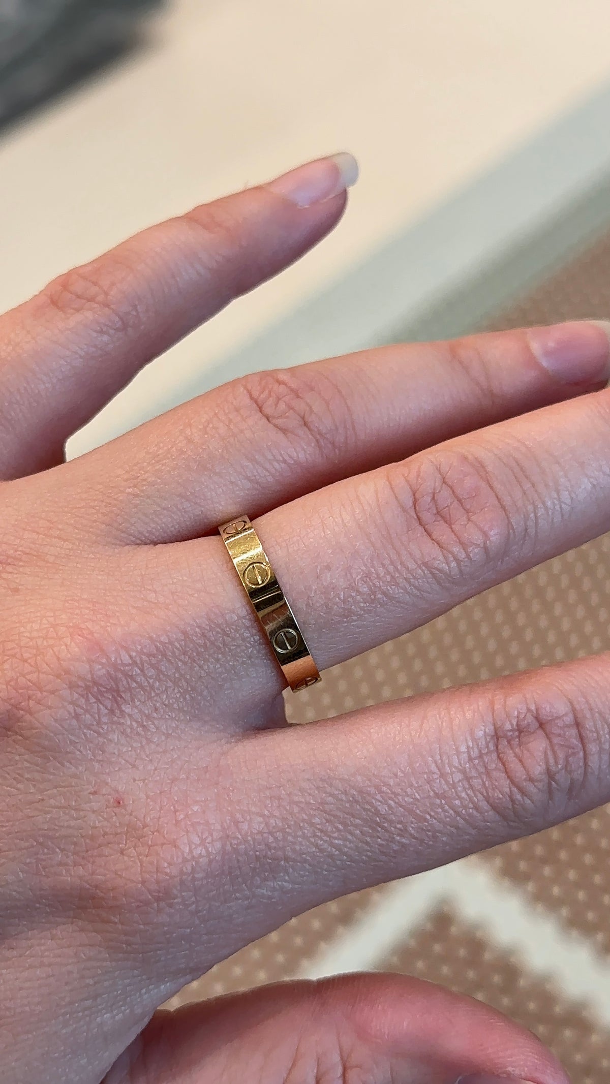 Vintage Cartier 18K Yellow Gold Love Ring – Henri Noël