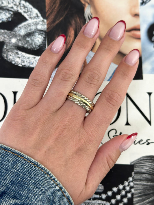 Vintage David Yurman Cable Inset Band Ring – Henri Noël