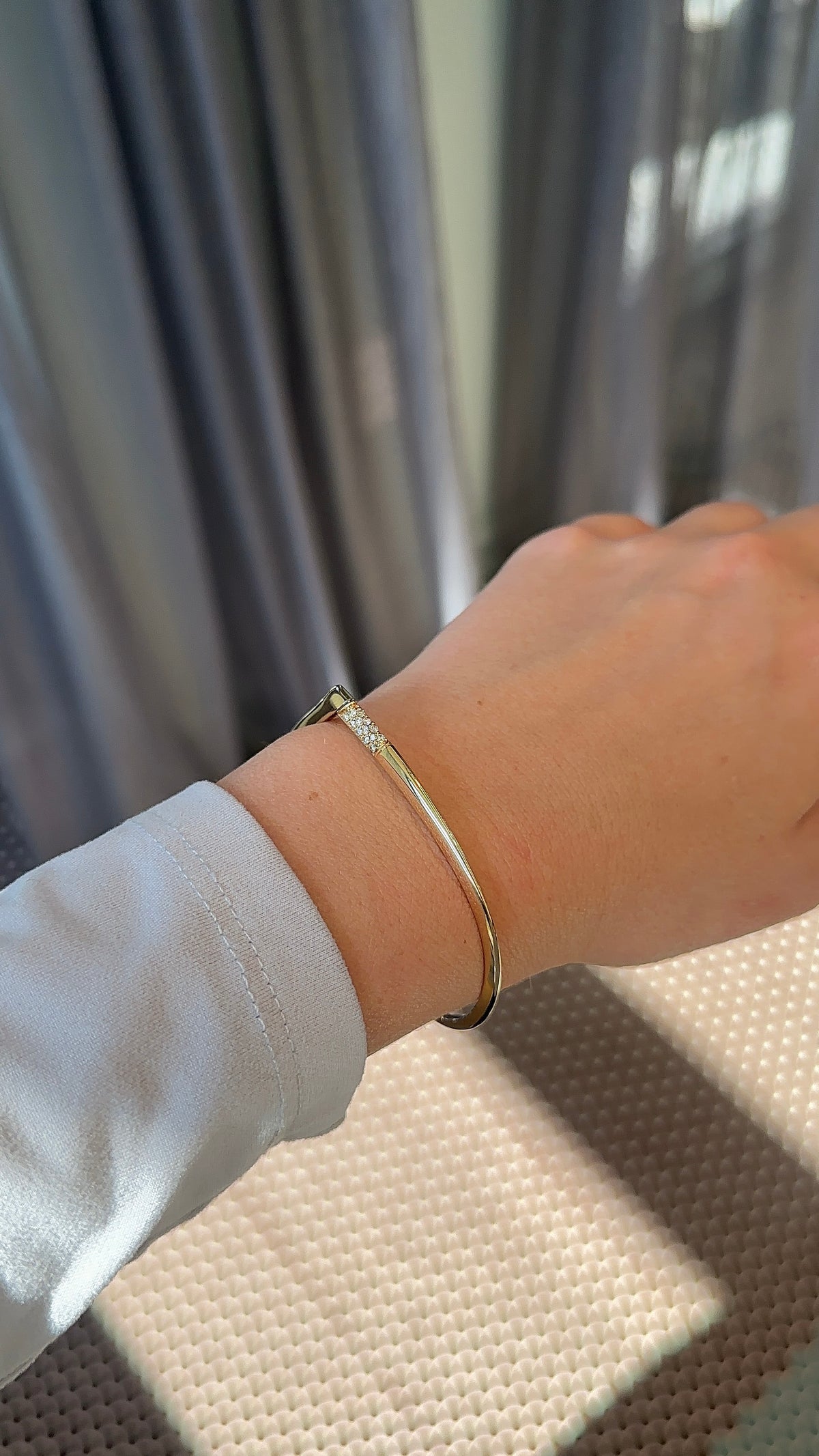 Vintage Diamond Bangle – Henri Noël