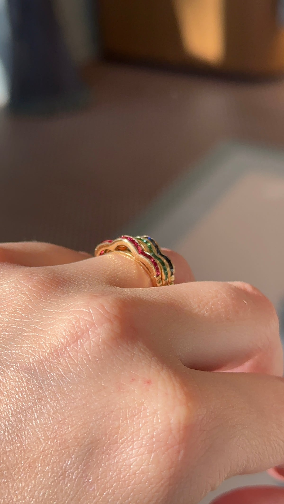 Vintage Gemstone Stacking Rings – Henri Noël