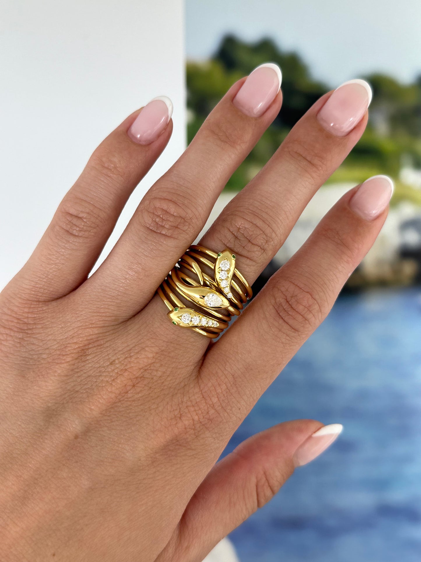 Vintage Sidney Garber Serpentine Ring – Henri Noël