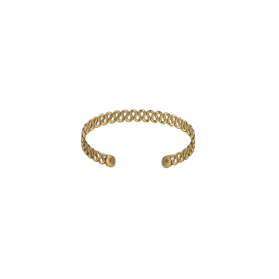 Wave Cuff Bracelet