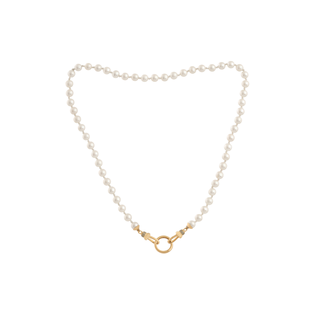 Pearl Clasp Necklace