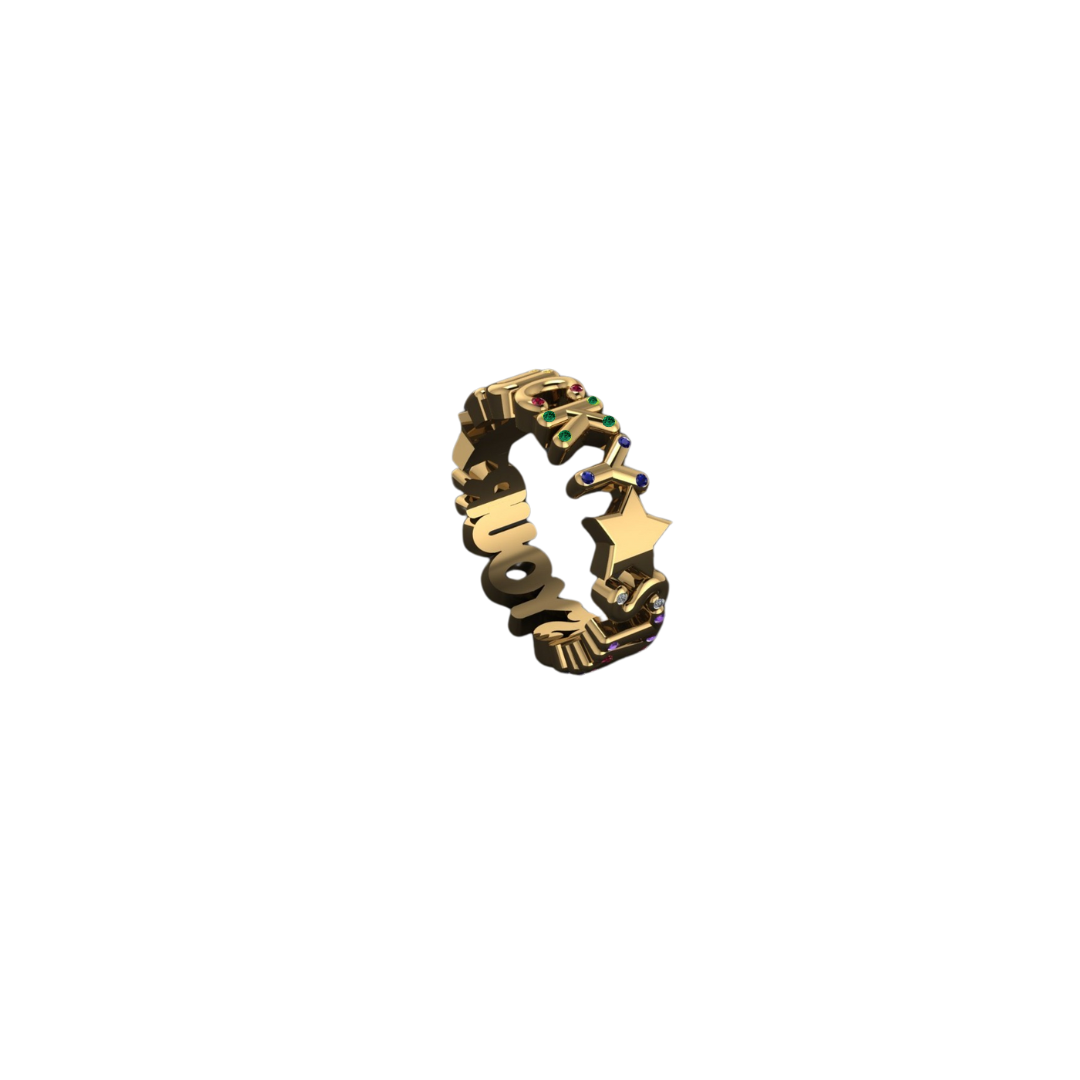 Your Lucky Stars Gemstone Ring – Henri Noël