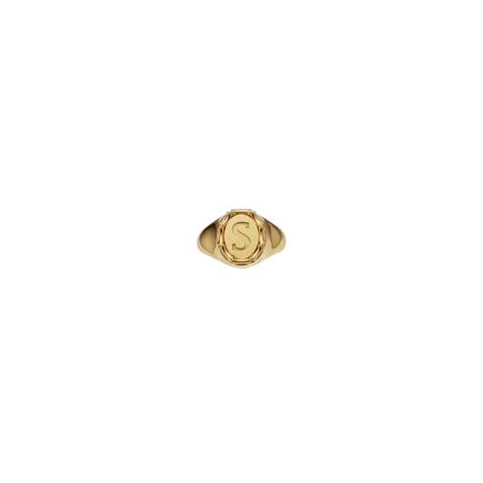 Bamboo Signet Ring