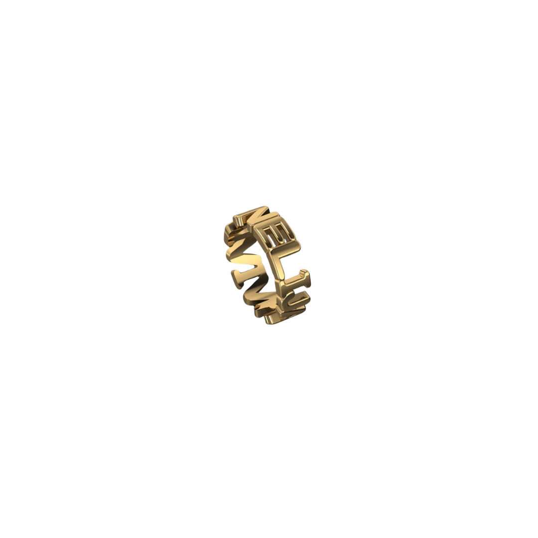 Custom Name Ring – Henri Noël
