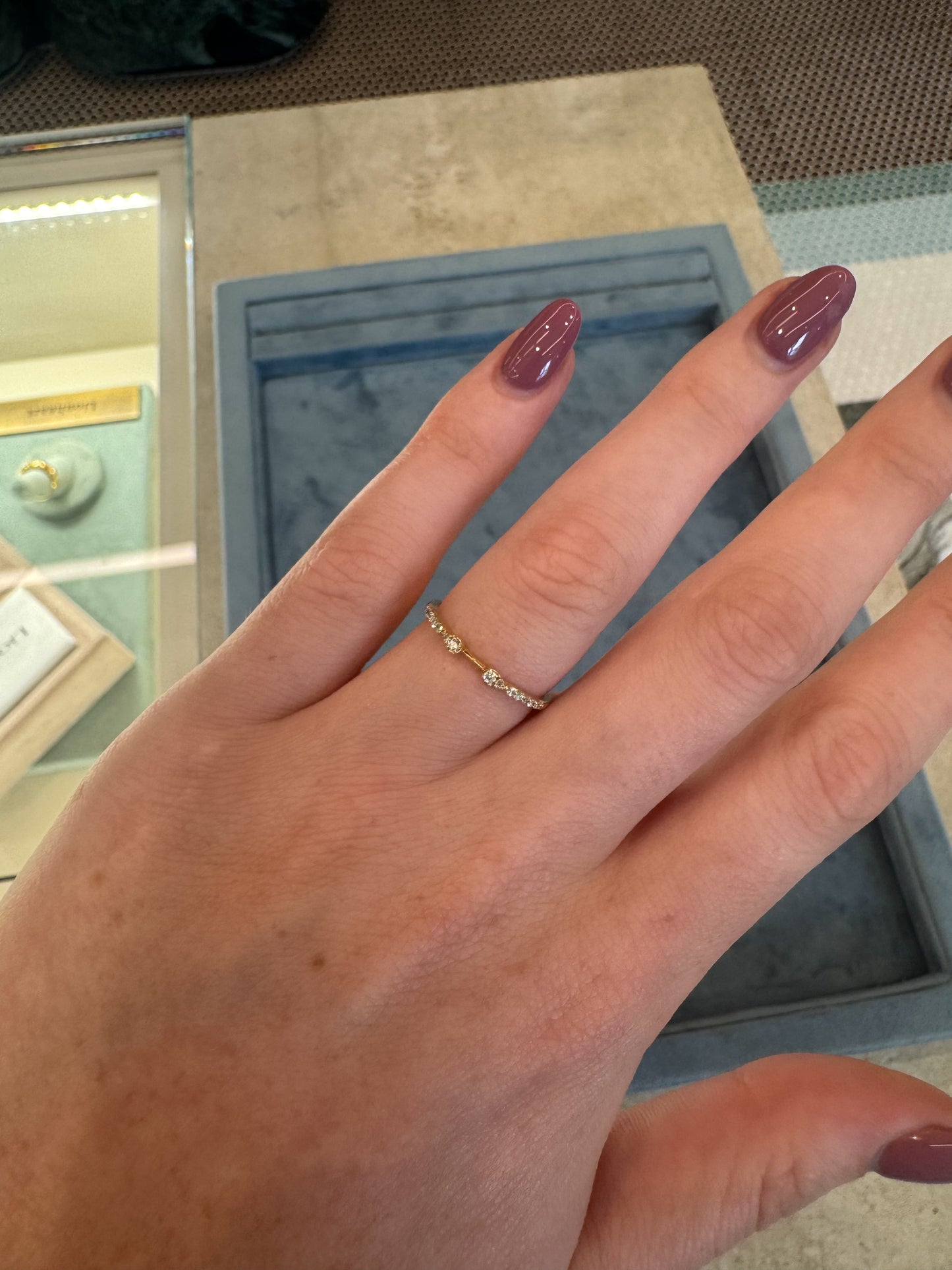 Diamond Duet Pavé Stacking Band – Henri Noël