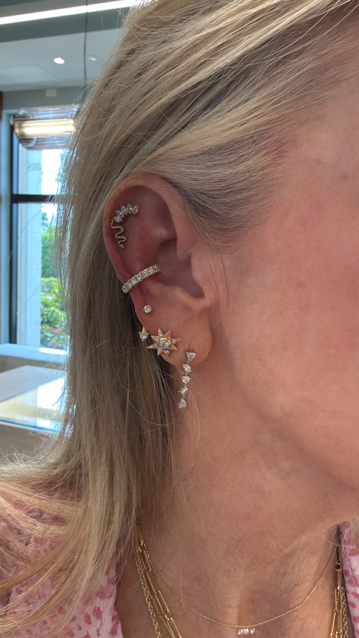 Diamond Ear Cuff