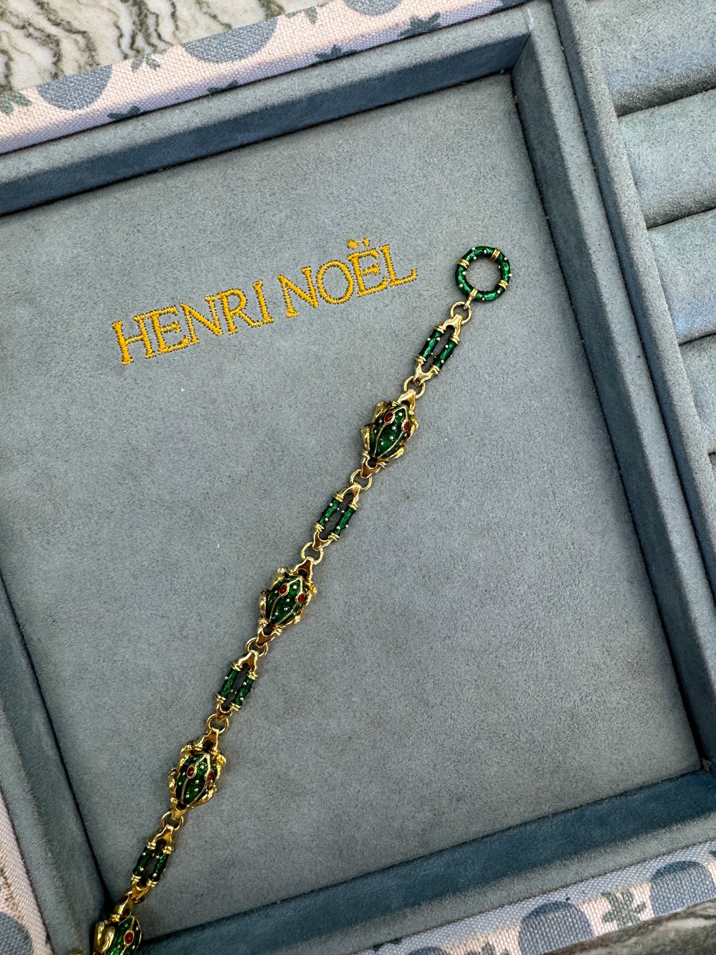 Estate Frog Bracelet