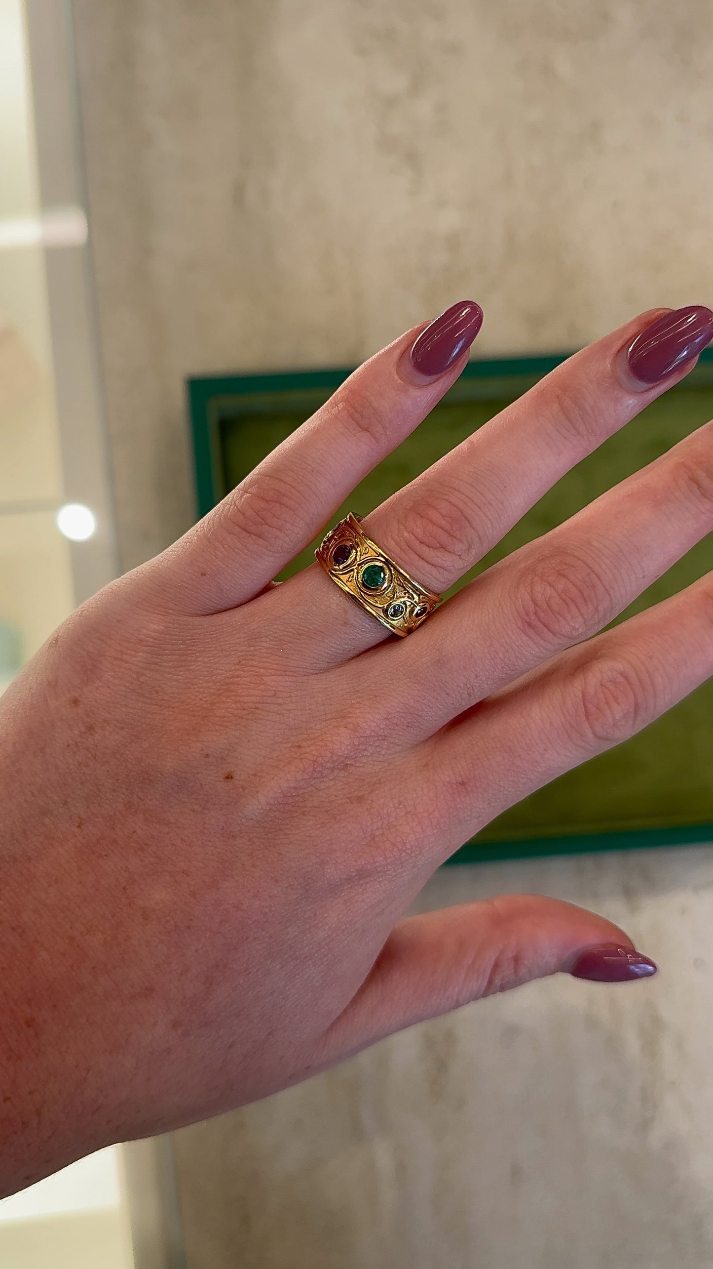Estate Gemstone Band