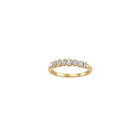 Fancy Shape Diamond Band – Henri Noël
