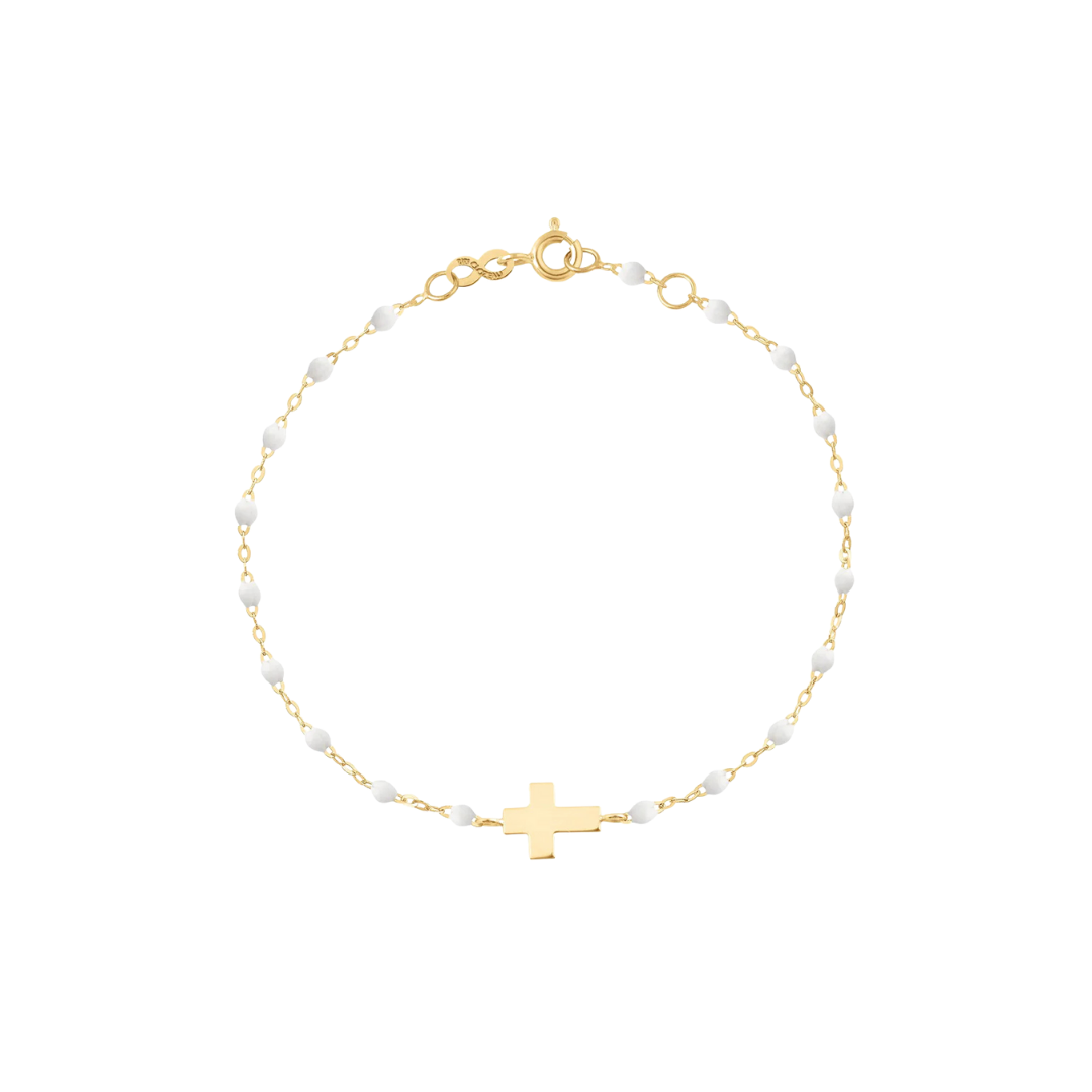 gigiCLOZEAU- Cross Charm Classic Gigi Bracelet – Henri Noël