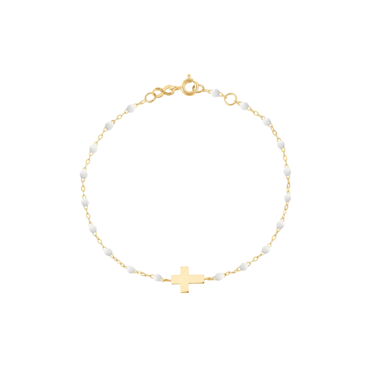 gigiCLOZEAU- Cross Charm Classic Gigi Bracelet – Henri Noël