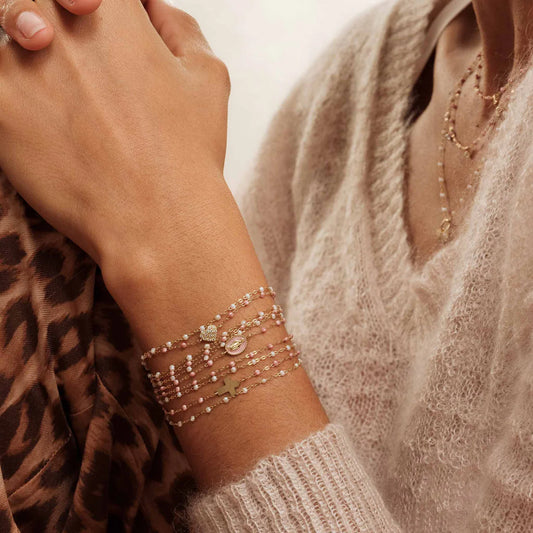 gigiCLOZEAU- Cross Charm Classic Gigi Bracelet – Henri Noël