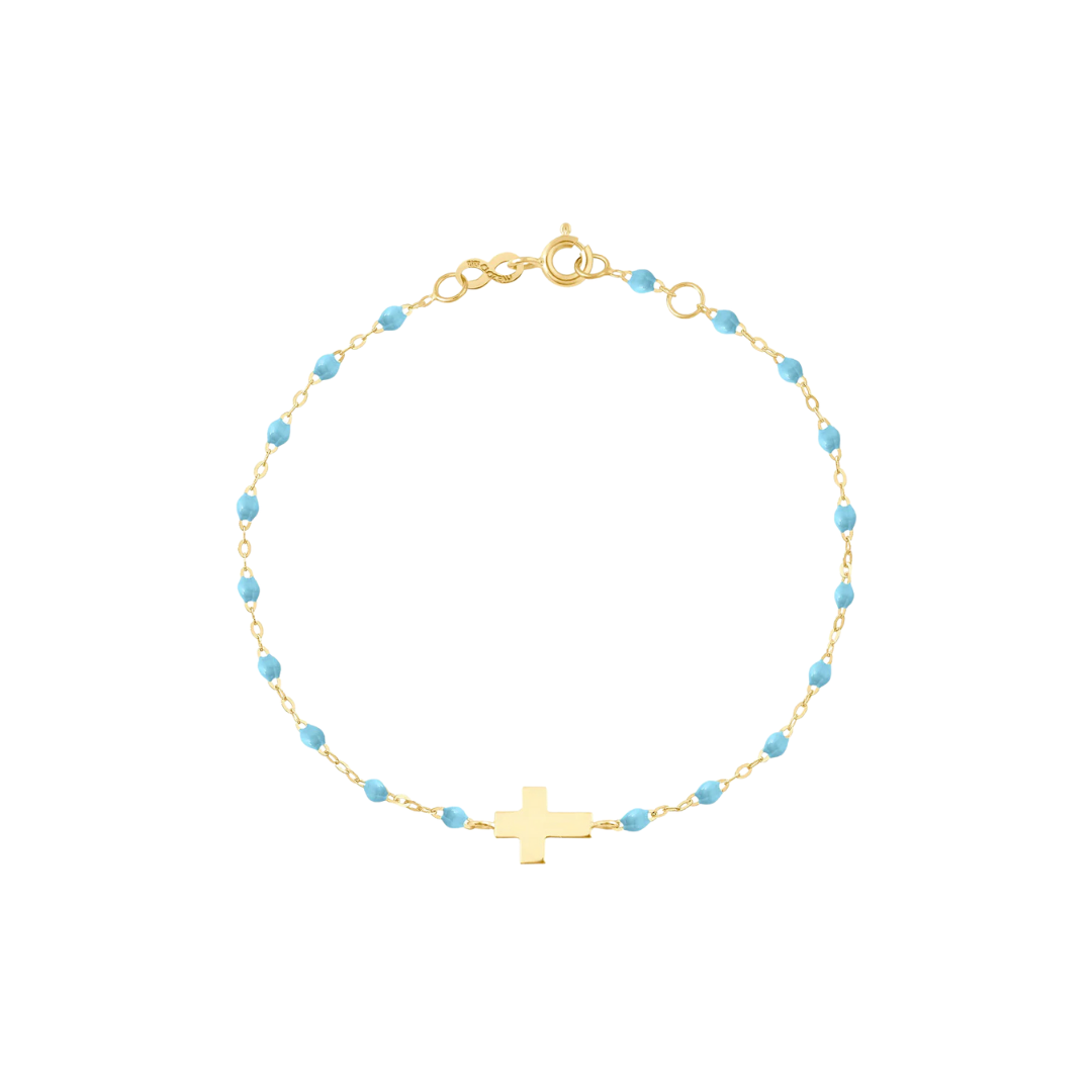 gigiCLOZEAU- Cross Charm Classic Gigi Bracelet – Henri Noël