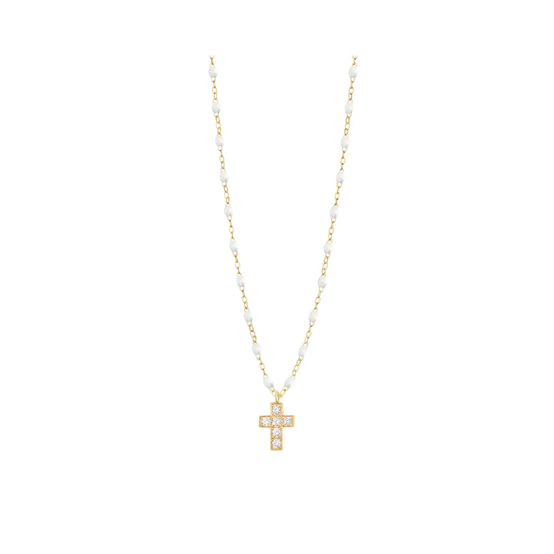 gigiCLOZEAU- Cross Charm Classic Gigi Necklace – Henri Noël
