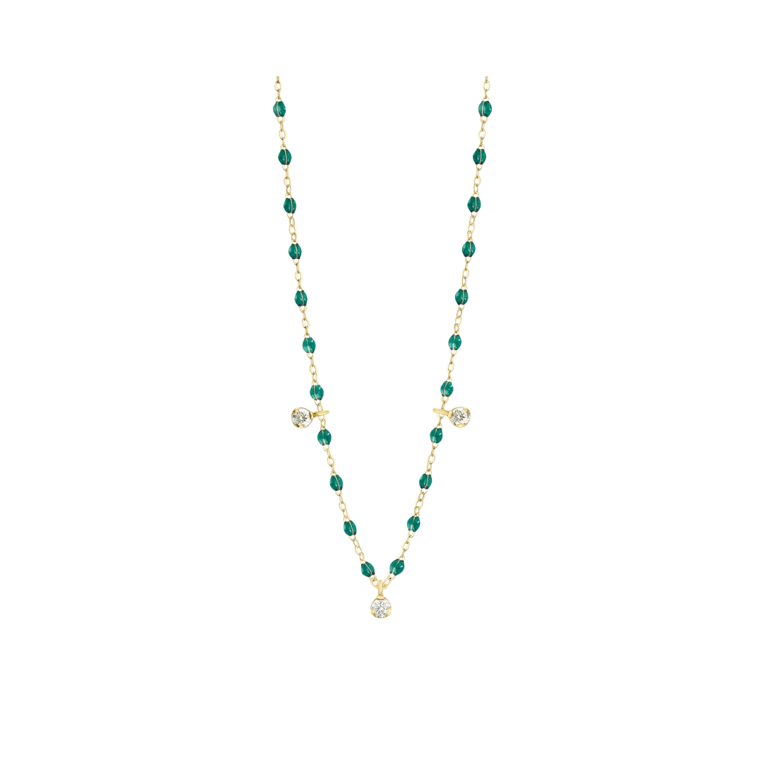 gigiCLOZEAU- Supreme Classic 3 Diamond Necklace – Henri Noël