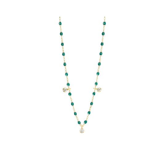 gigiCLOZEAU- Supreme Classic 3 Diamond Necklace – Henri Noël