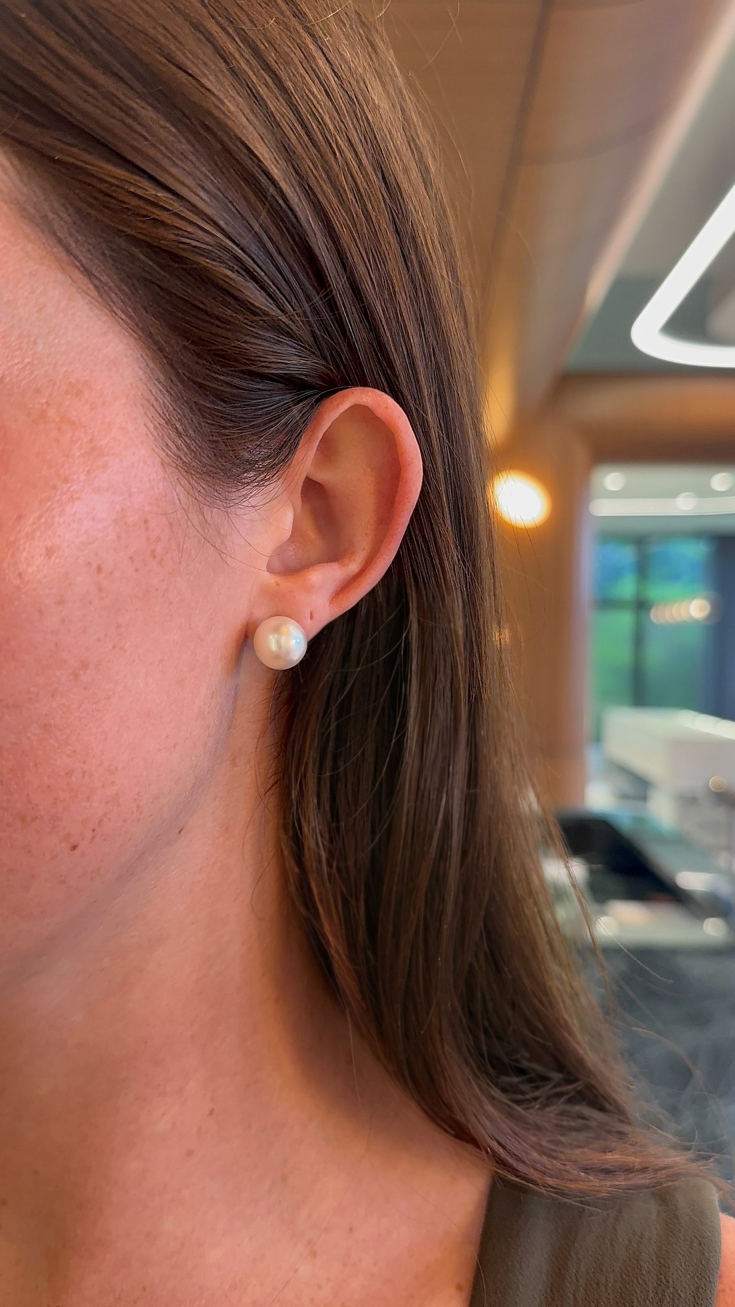 Large Pearl Studs