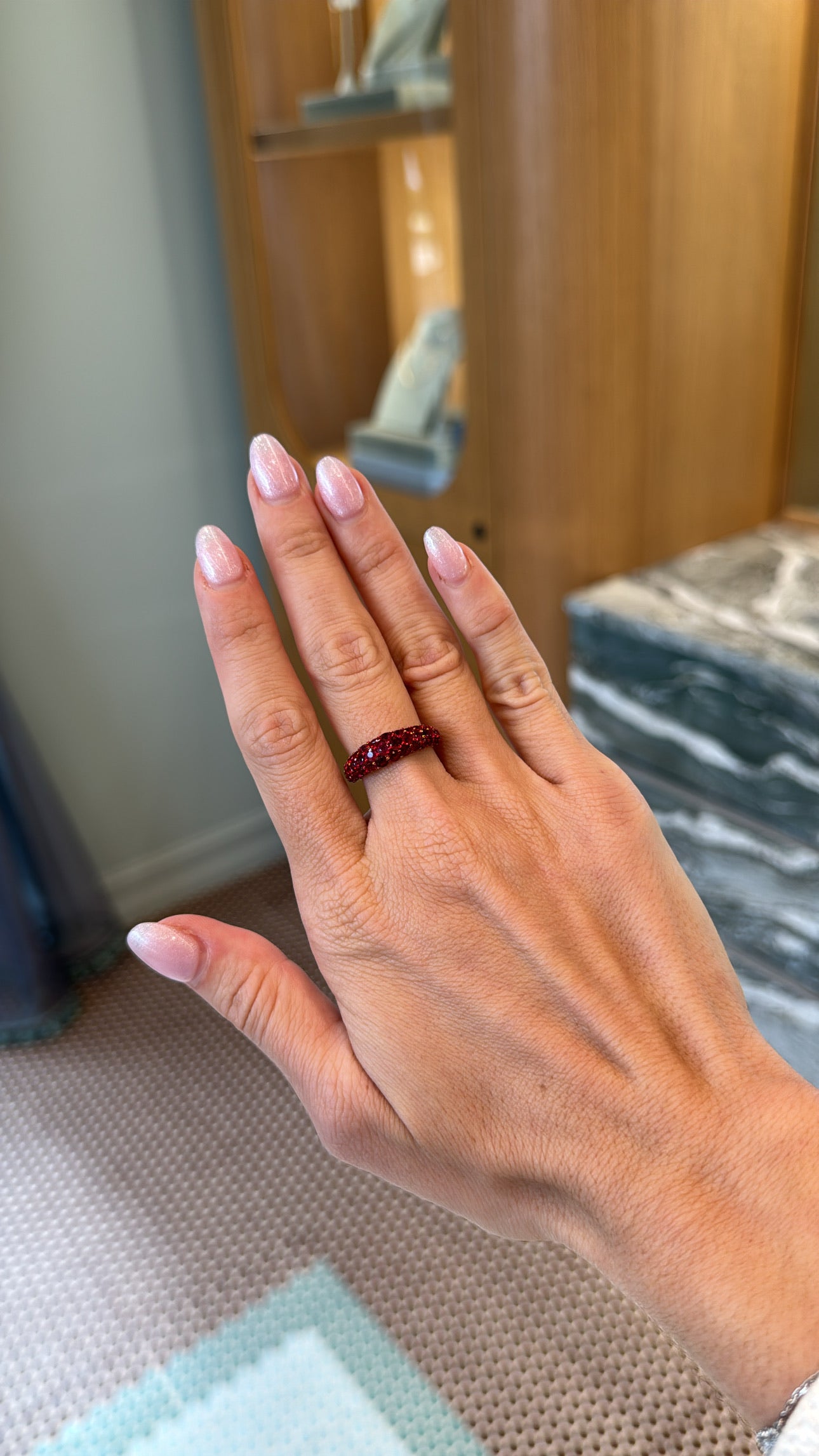 Ruby Dome Ring