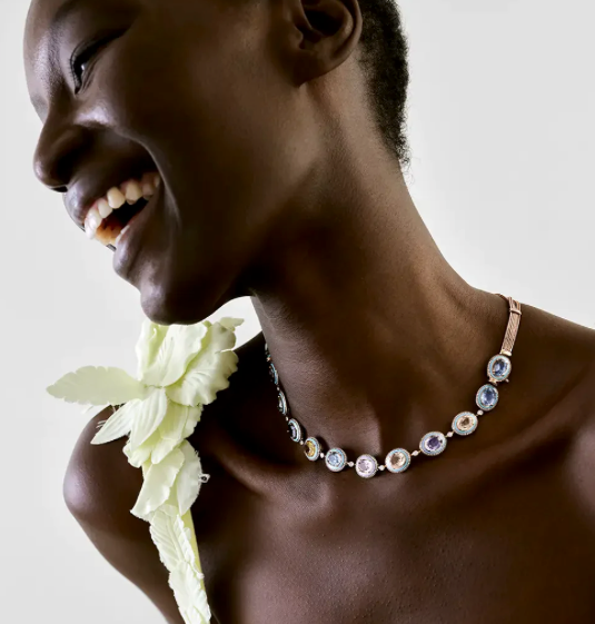 Selim Mouzannar - Mina Sapphire and Diamond Necklace – Henri Noël