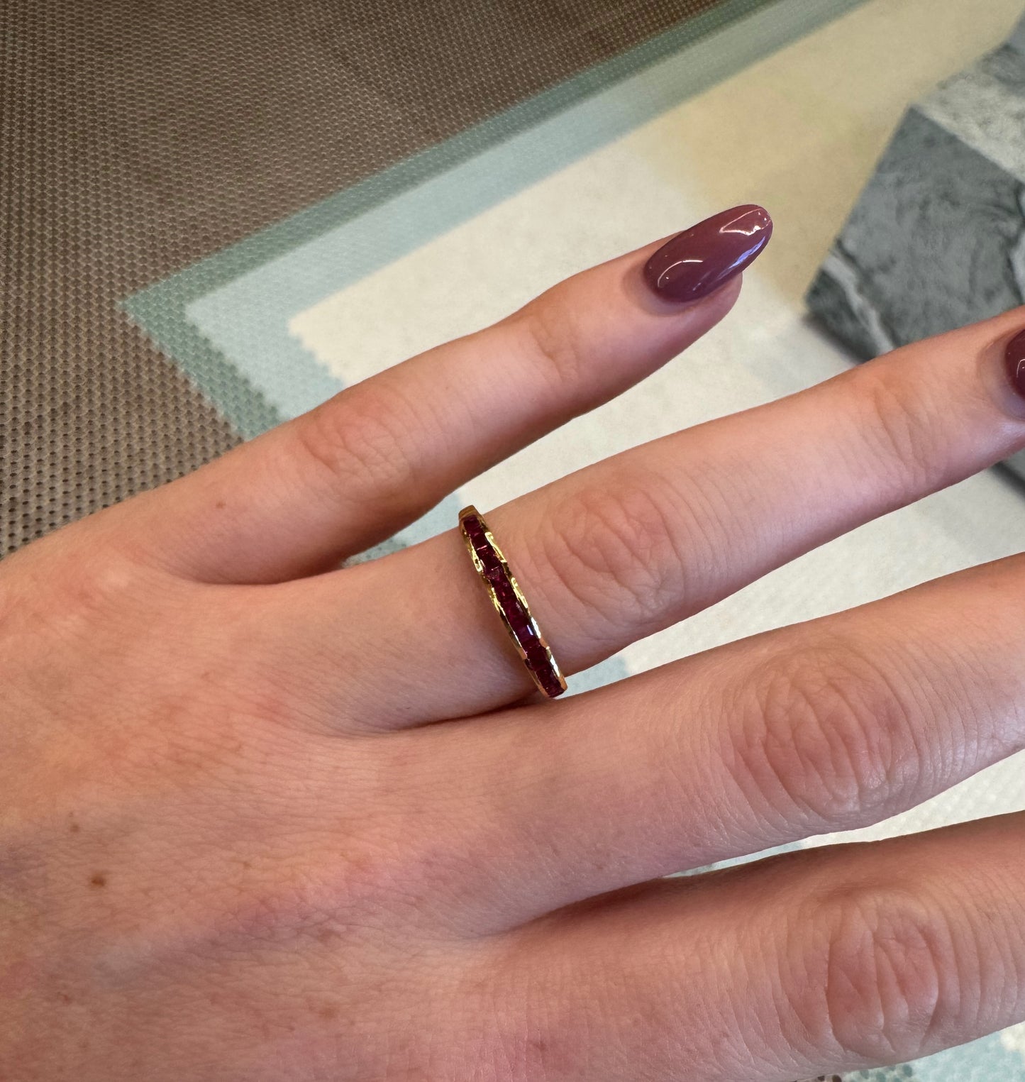 Vintage Gemstone Stacking Rings