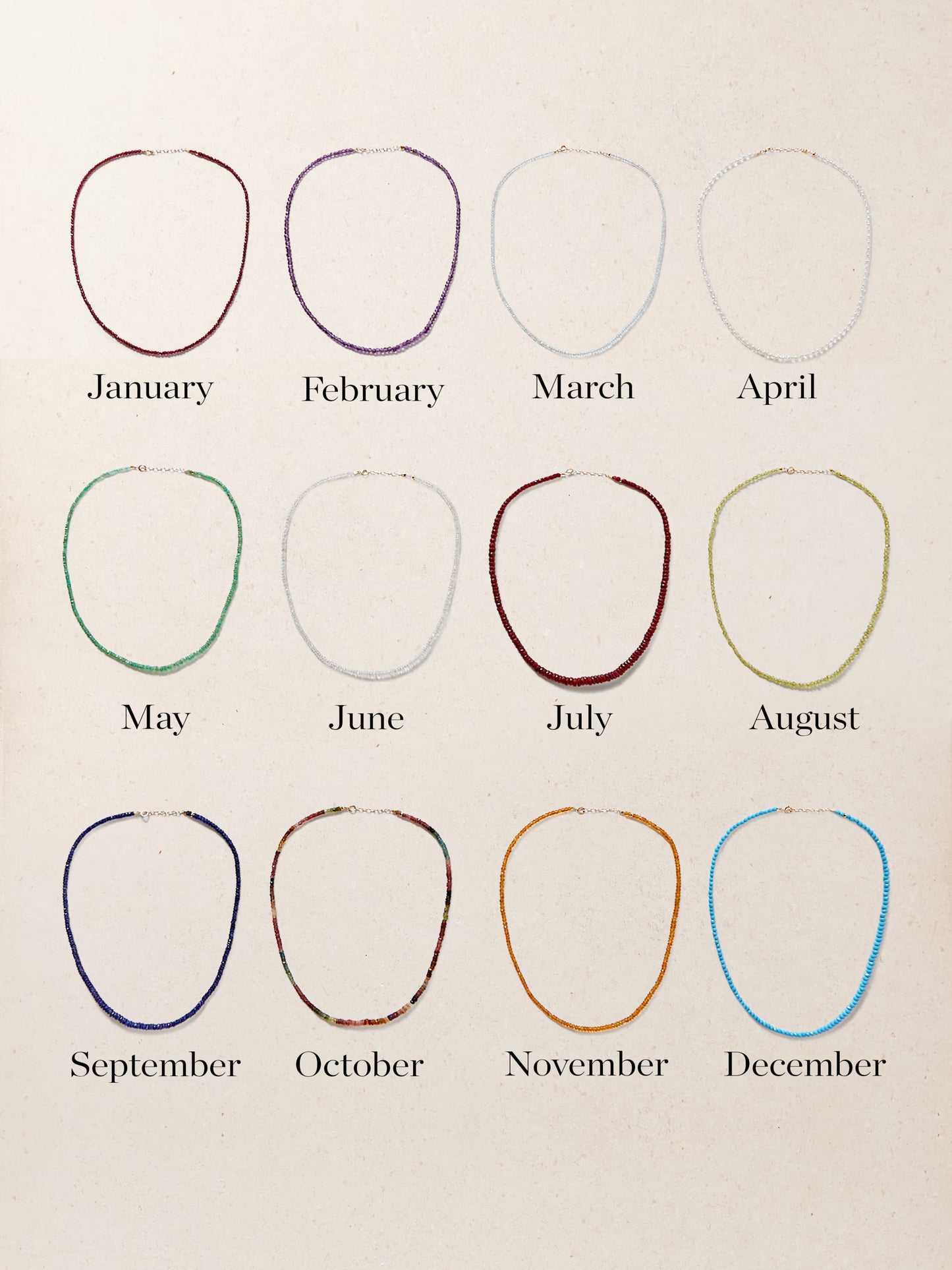 JIA JIA - Birthstone Necklace