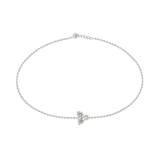 Adjustable Trio Diamond Bracelet