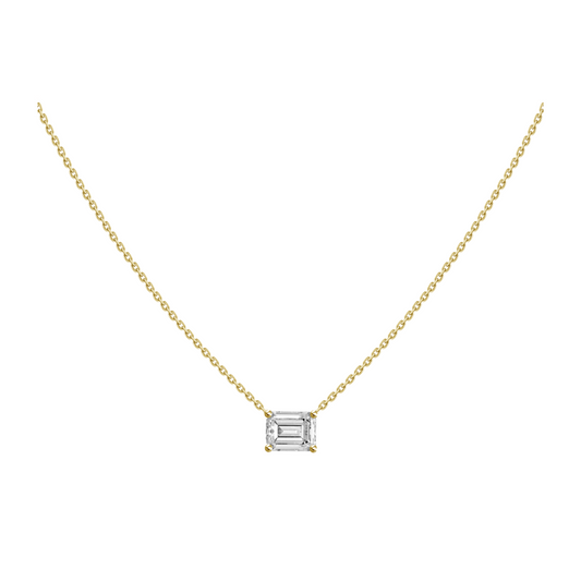 Adjustable Emerald Diamond Necklace