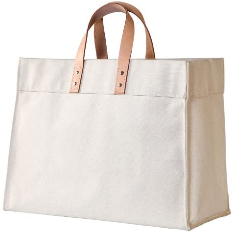 Custom Luxury Canvas Chain Tote Bag, Monogram Tote Bag, Canvas