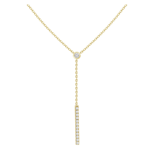 Adjustable Diamond Lariat Necklace – Henri Noël