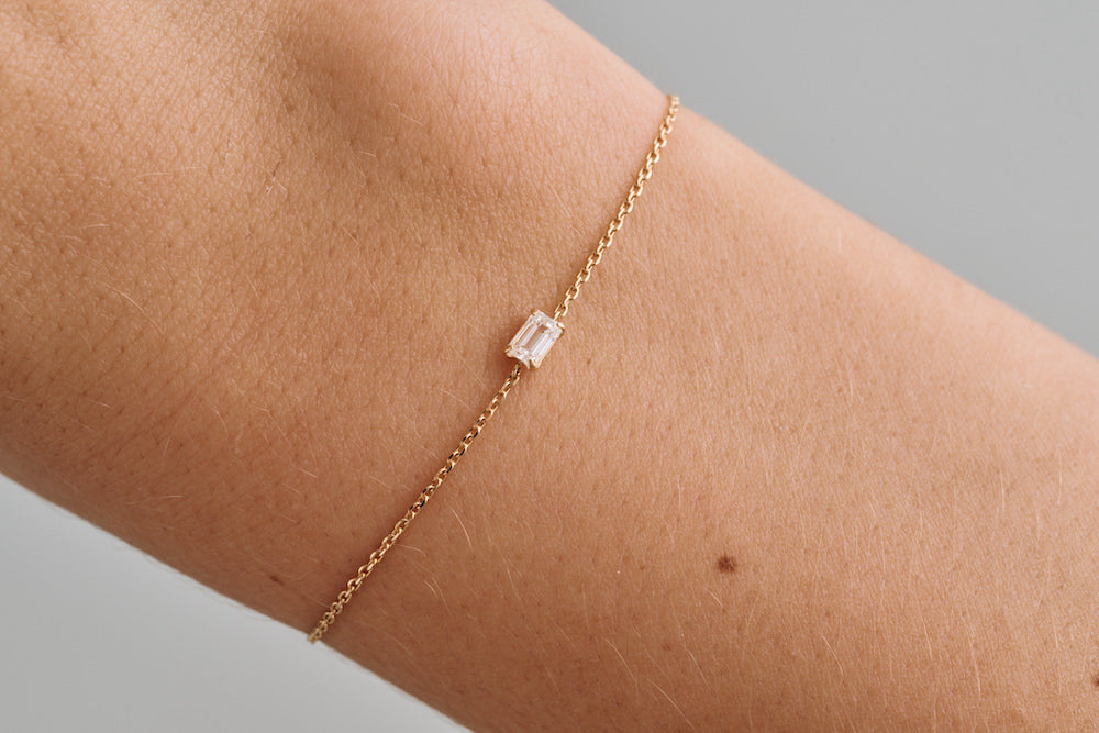 Adjustable Emerald Diamond Bracelet – Henri Noël