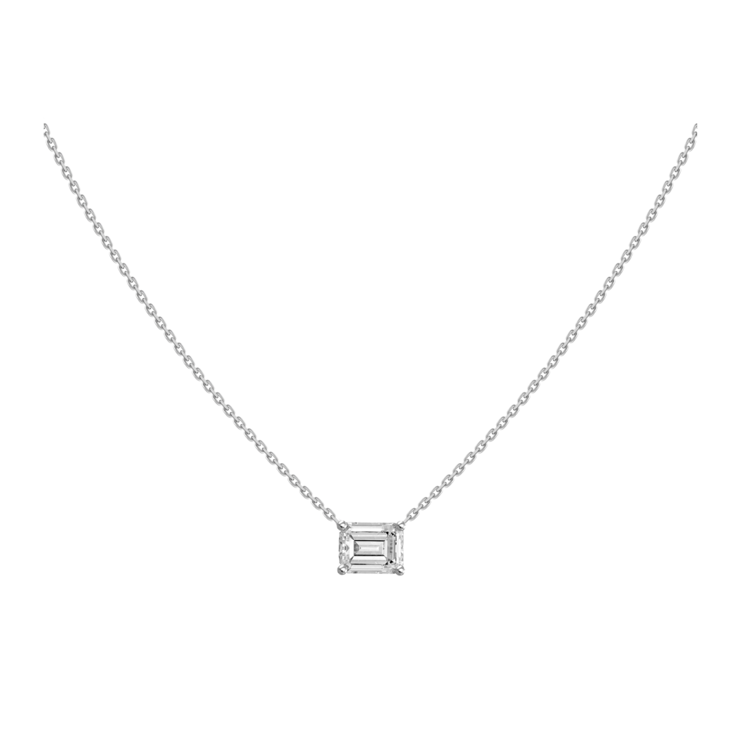 Adjustable Emerald Diamond Necklace – Henri Noël