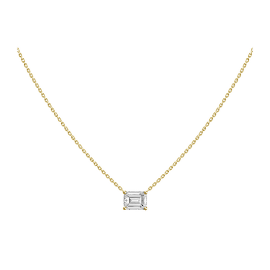 Adjustable Emerald Diamond Necklace – Henri Noël